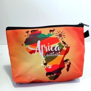 🏖 Africa Authentic Cosmetic Bag NWOT